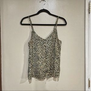 Cupcake and cashmere Nordstroms womens leopard top
